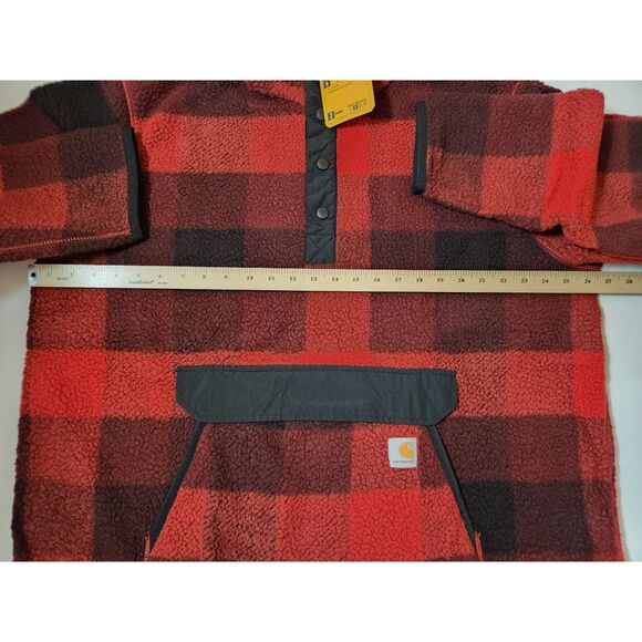 Carhartt relaxed fit fleece pullover mens XL Tall - Picture 8 of 9